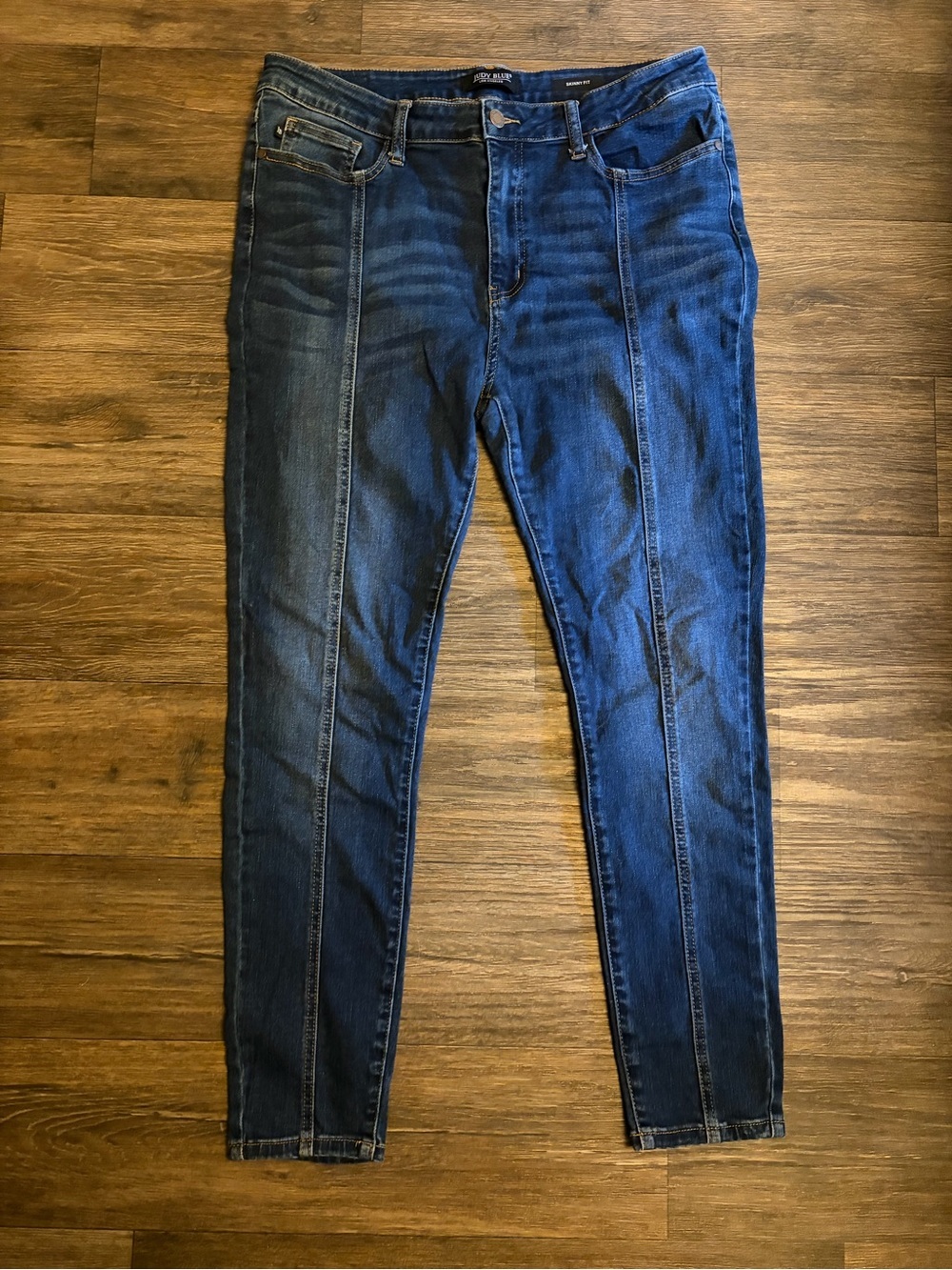 NWOT Judy Blue Women’s High Waist Mid-Seam Skinny Jeans Size 15 - Picture 2 of 7
